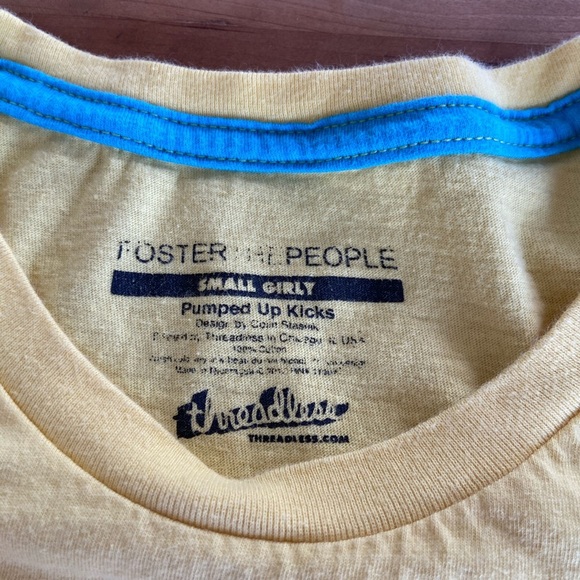 Pumped up kicks – Foster the People distressed cropped T-shirt - Picture 4 of 5
